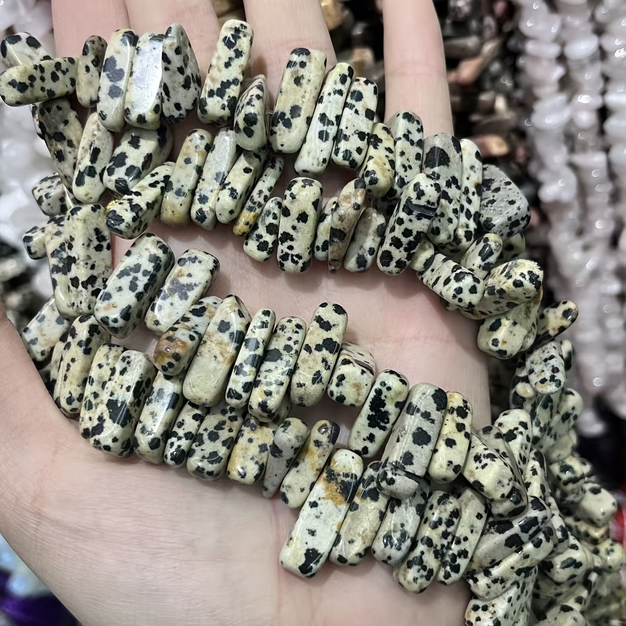 20pcs Natural Stone Beads for DIY Jewelry Making